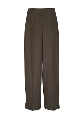 TOTEME pinstripe-pattern trousers - Brown