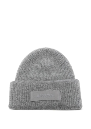 Jacquemus Le Bonnet Gros Grain beanie - Grey