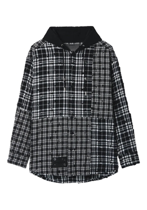 Musium Div. checked sweater - Black