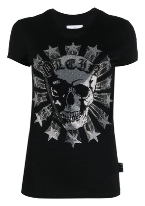 Philipp Plein Sexy Pure-fit skull strass T-shirt - Black