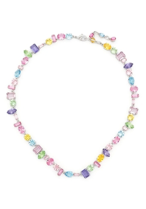 Swarovski Gema mixed-crystals necklace - Silver