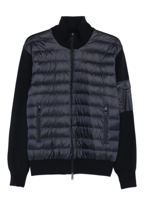 Paul & Shark quilted wool-sleeve jacket - Blue