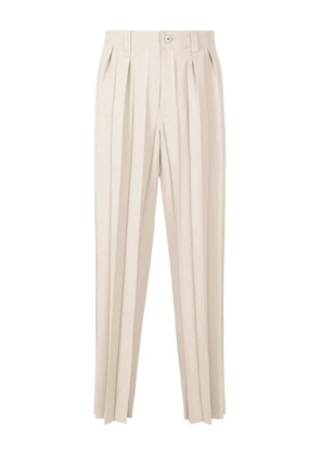Homme Plissé Issey Miyake pleated trousers - Neutrals