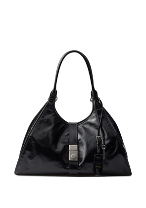 Prada large leather tote bag - Black