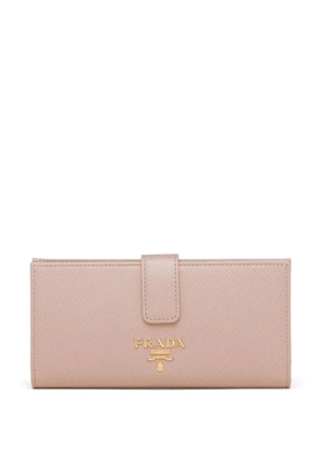 Prada long logo wallet - Pink