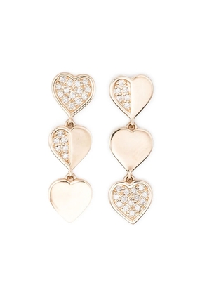 Sydney Evan 14K yellow gold Heart earrings