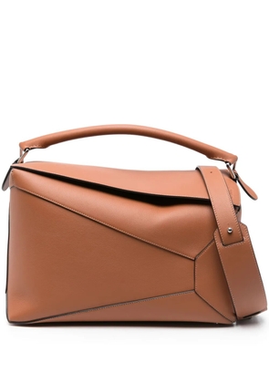 LOEWE large Puzzle shoulder bag - Brown
