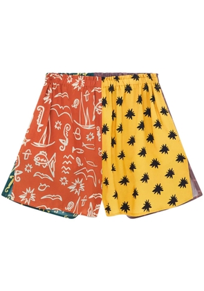 Donde Esteban Estrellitas shorts - Yellow