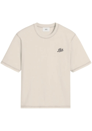 AMI Paris Ami Signature T-shirt - Neutrals