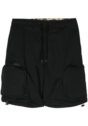 Alpha Industries drawstring cotton-blend shorts - Black