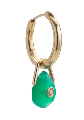 Pascale Monvoisin 9kt yellow gold Orso green onyx earring