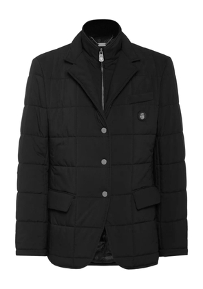 Billionaire logo-patch blazer - Black