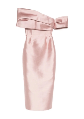Solace London off-shoulder dress - Pink