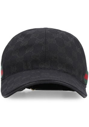 Gucci GG Supreme Web baseball cap - Black