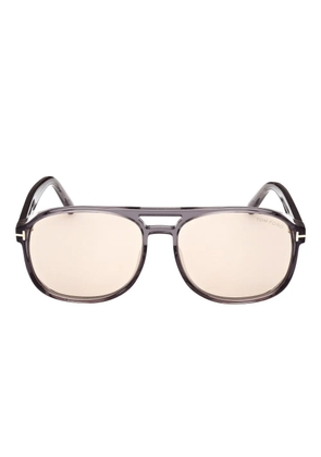 TOM FORD Eyewear pilot-frame sunglasses - Neutrals