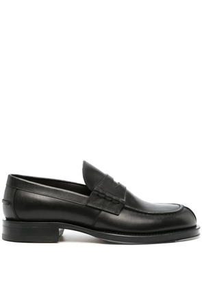 Lanvin penny-slot leather loafers - Black