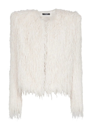Balmain fringed jacket - White