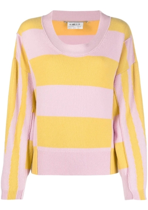 Stella McCartney stripe-print jumper - Pink