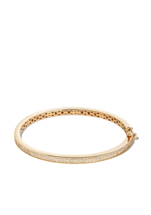Sydney Evan 14kt yellow gold pavé-set diamond bangle