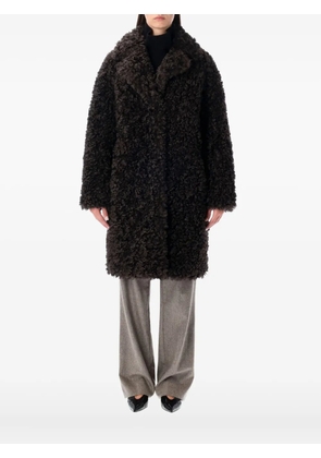 STAND STUDIO textured coat - Brown