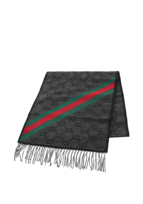 Gucci Pre-Owned 1920s logo-pattern scarf - Grey