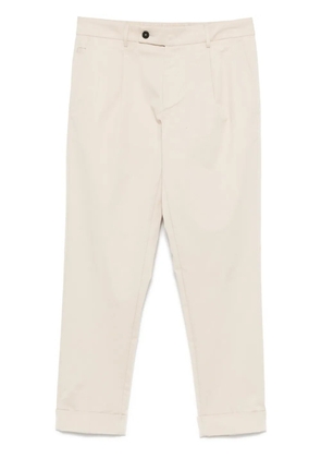 D4.0 gabardine trousers - Neutrals