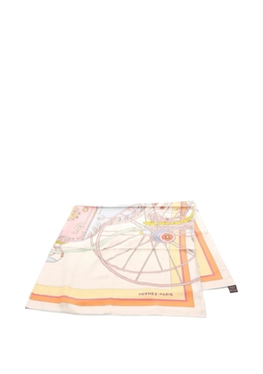 Hermès Pre-Owned carriage-pattern scarf - Neutrals