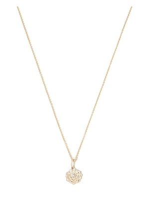 Sydney Evan 14kt yellow gold Camellia diamond necklace