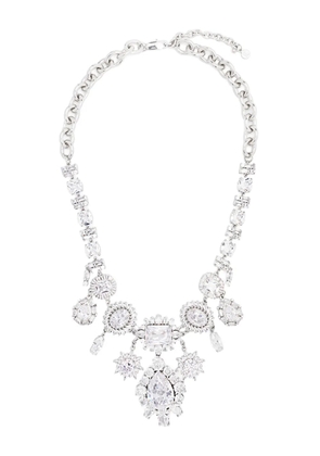 Rabanne crystal-embellished necklace - Silver