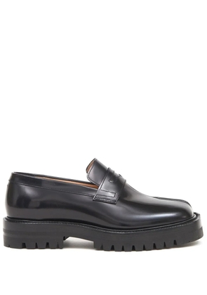 Maison Margiela Tabi leather loafers - Black