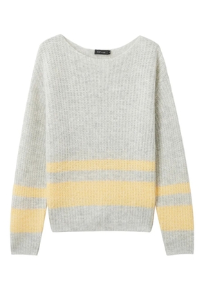tout a coup rib-knit sweater - Grey
