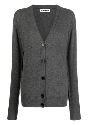 Jil Sander button-down cashmere cardigan - Grey