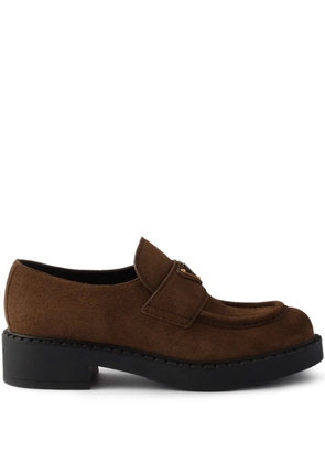 Prada suede loafers - Brown