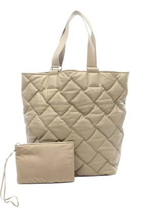 Bottega Veneta Pre-Owned Puffy quilted tote bag - Neutrals