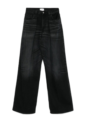 Haikure Candy pleated jeans - L0854 BLACK TENCEL