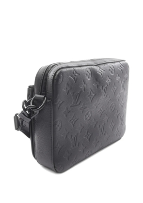 Louis Vuitton Pre-Owned monogram-debossed shoulder bag - Black