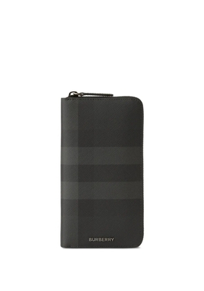 Burberry grained zip-around wallet - Grey