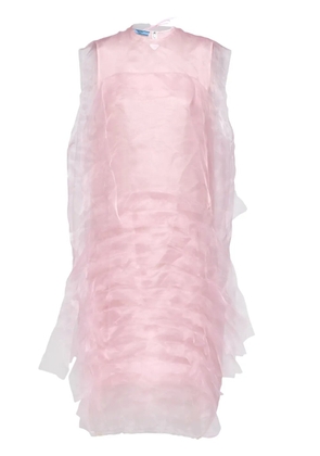 Prada technical voile dress - Pink