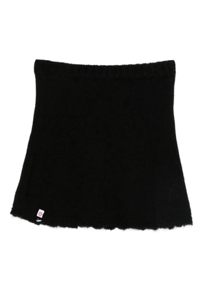 Charles Jeffrey Loverboy knitted mini skirt - Black