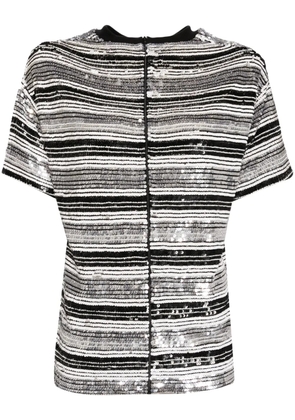 Ashish sequin-embellished T-shirt - Metallic
