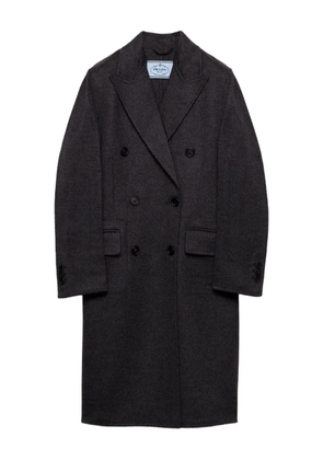 Prada double-breasted coat - Grey