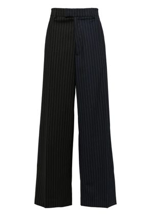 VETEMENTS straight-leg wool trousers - Blue