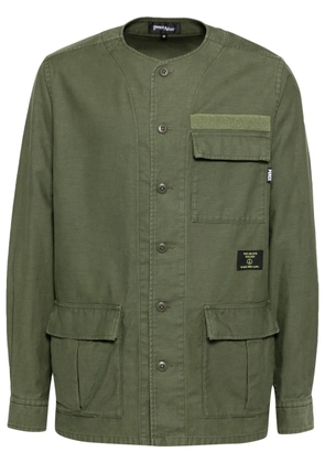 PEACE AND AFTER multi-pockets shirt - Green