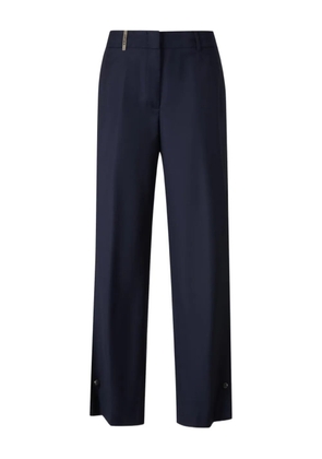 Peserico pleated wide-leg trousers - Blue