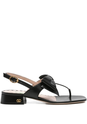 Valentino Garavani bow-embellished sandals - Black