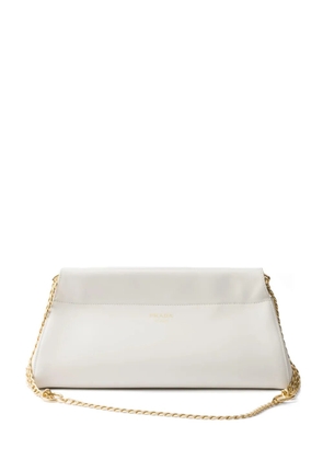 Prada Enchaîné chain-strap leather shoulder bag - White