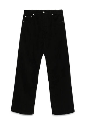 Rick Owens corduroy straight trousers - Black