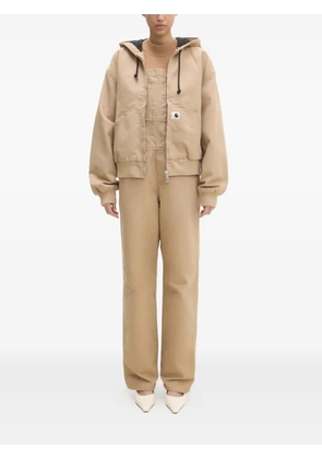 Carhartt WIP W' Bib organic-cotton overalls - Brown