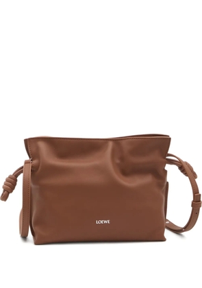 LOEWE mini Flamenco clutch bag - Brown