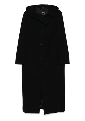 Y's wool coat - Black